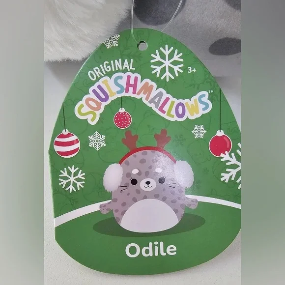 NWT 11” Odile the Christmas Seal Squishmallow — Holiday Collection - Picture 5 of 6